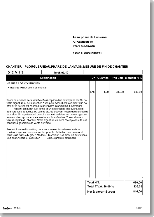 DevisMesures